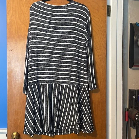 NWT Gap Navy Striped Dress XL - Picture 5 of 5